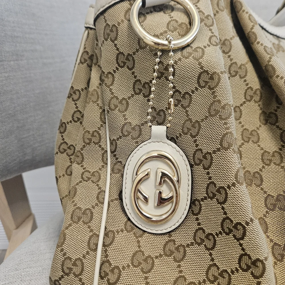 Gucci Sukey Large tote with detachable interlocking G charm - Picture 5 of 8